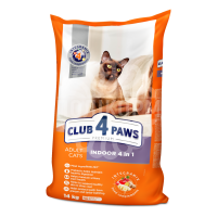 Adult Cats Indoor 4 in 1 Сухий корм для котів, що живуть у приміщенні 