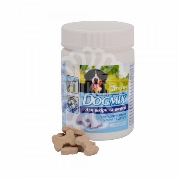 Вітамінно-мінеральна добавка DOGMIX Для шкіри та шерсті (100 таблеток)